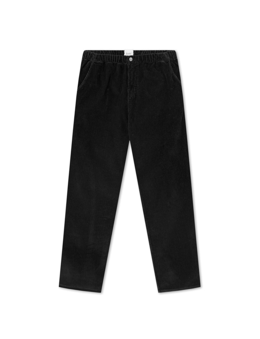 Forét Clay Corduroy Pants-Black | Pants