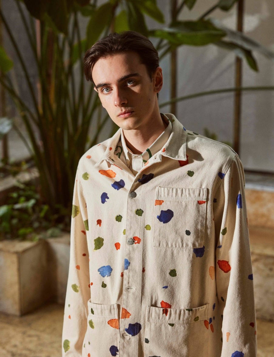 Forét Artwork Overshirt-Undyed | Jackets