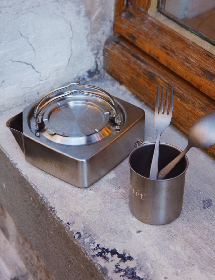 Forét Muranokajiya X Foret-Square Kettle-Stainless Steel | Accessories