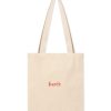 Forét Tote Bag-Natural/Red | Accessories