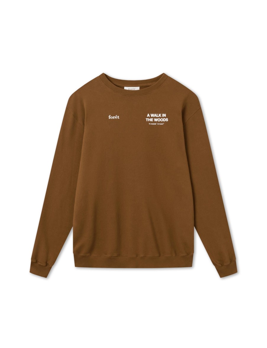 Forét Homage Sweatshirt-Brown | Sweatshirts