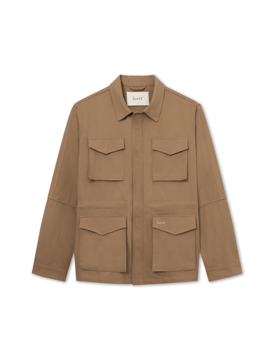 Forét Yoke Field Jacket-Khaki | Jackets