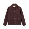 Forét Stay Wool Overshirt-Deep Brown | Shirts