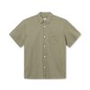 Forét Serene Linen Ss Shirt-Dusty Olive | Shirts