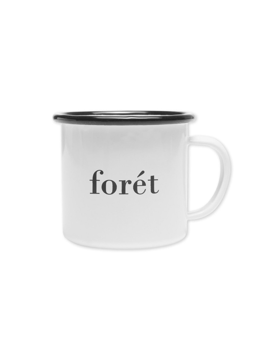 Forét Bean Enamel Mug-White | Accessories