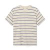 Forét Ferry T-Shirt-Oat/Blue | T-Shirts