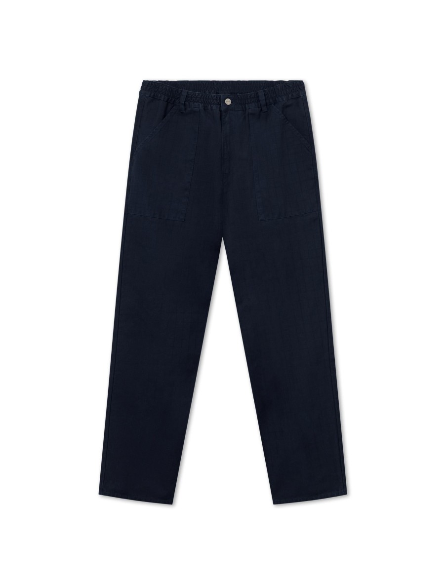 Forét Sienna Pants-Navy | Pants