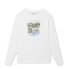 Forét Canoe Longsleeve-White | T-Shirts