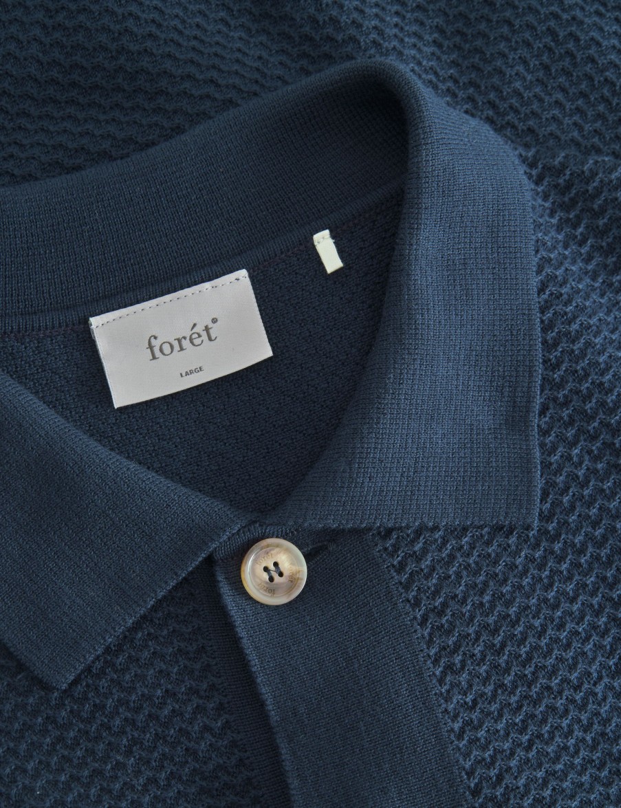 Forét Boat Knit-Navy | Knitwear