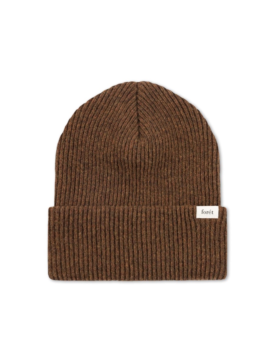 Forét Forest Beanie-Brown | Knitwear