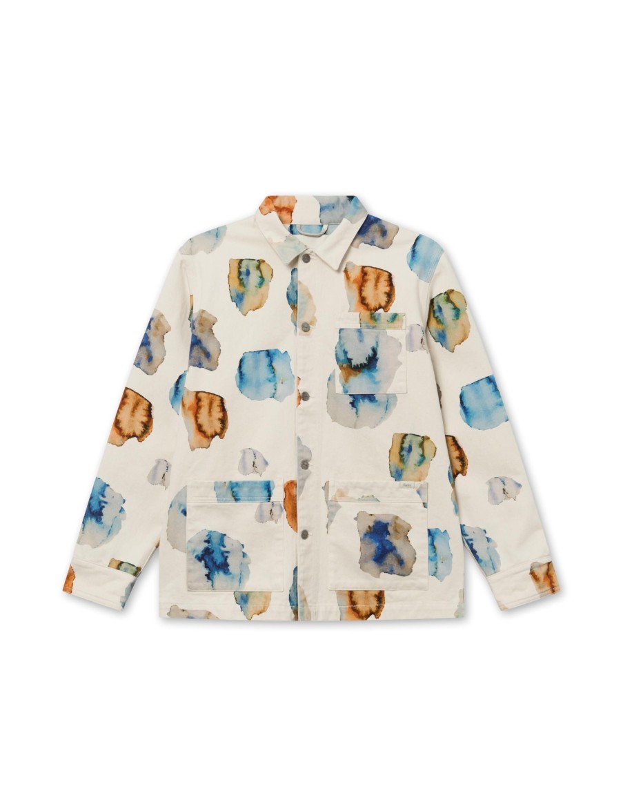 Forét Heyday Artwork Overshirt-Undyed | Overshirts