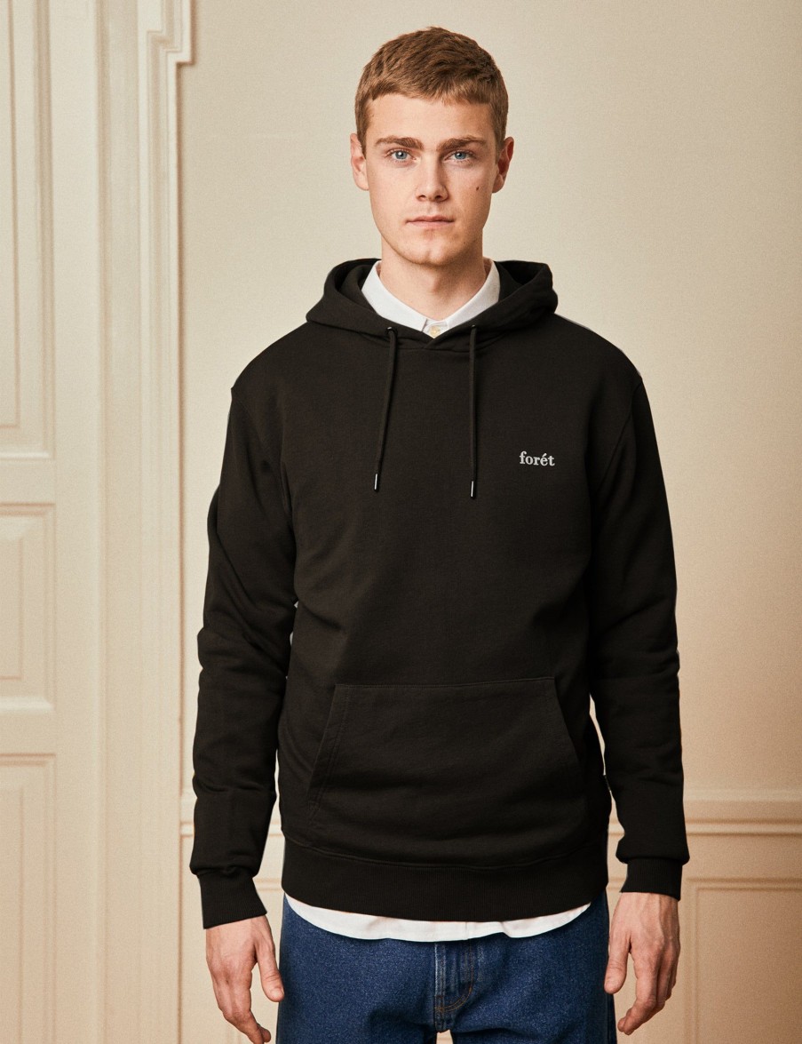 Forét Deer Hoodie-Black | Sweatshirts