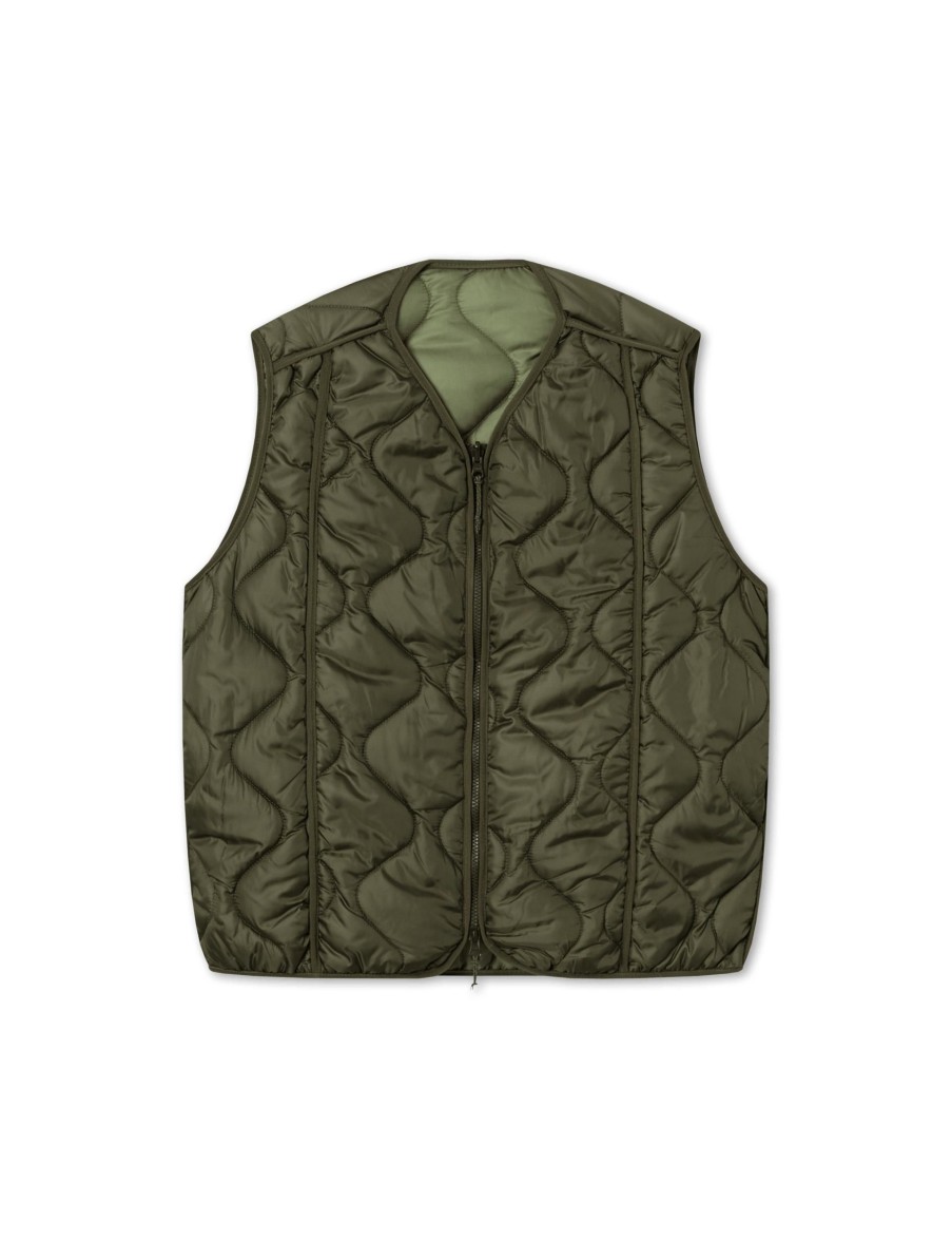 Forét Fresh Reversible Liner Vest-Army | Vests