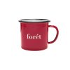 Forét Bean Enamel Mug-Red | Goods