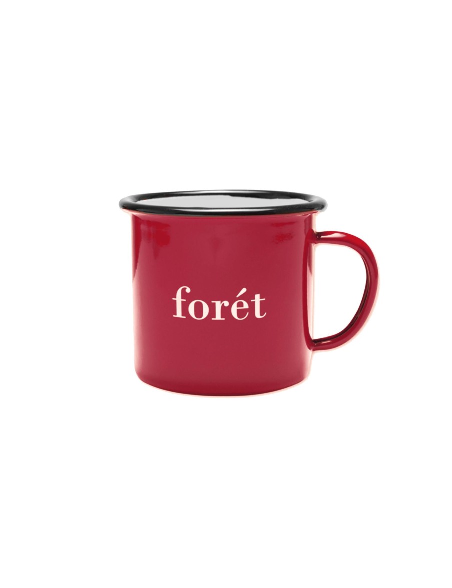 Forét Bean Enamel Mug-Red | Goods