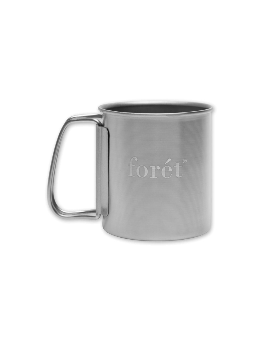 Forét Muranokajiya X Foret-Single Wall Mug 300Ml-Titanium | Goods