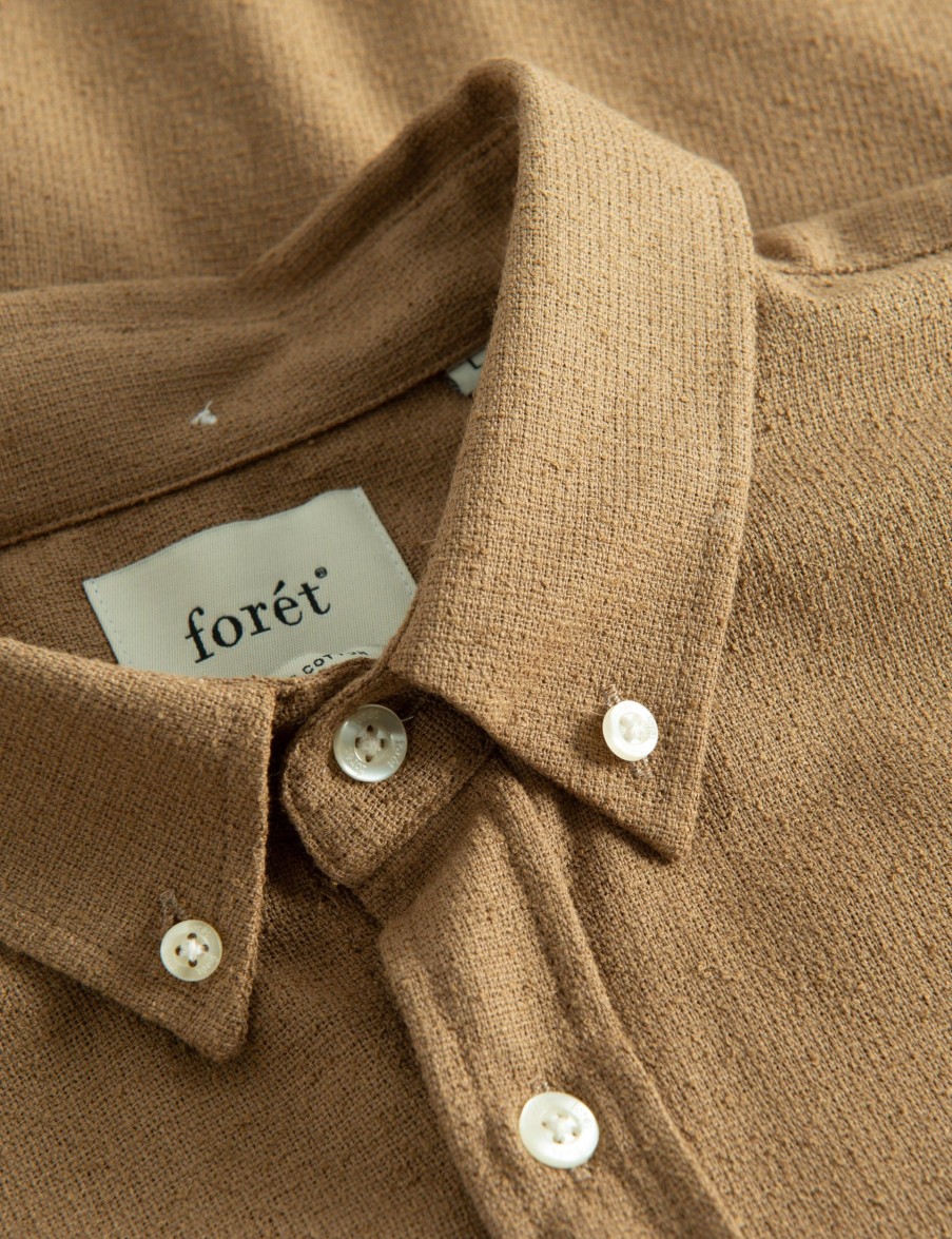 Forét Drift Shirt-Burnt Khaki | Shirts