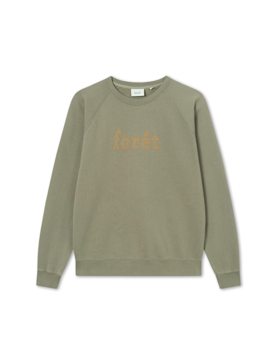 Forét Border Sweatshirt-Tea/Rubber | Sweatshirts