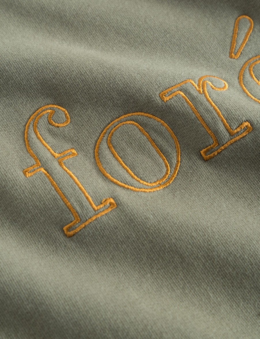 Forét Border Sweatshirt-Tea/Rubber | Sweatshirts