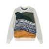 Forét River Jacquard Wool Knit-Cloud | Sweatshirts