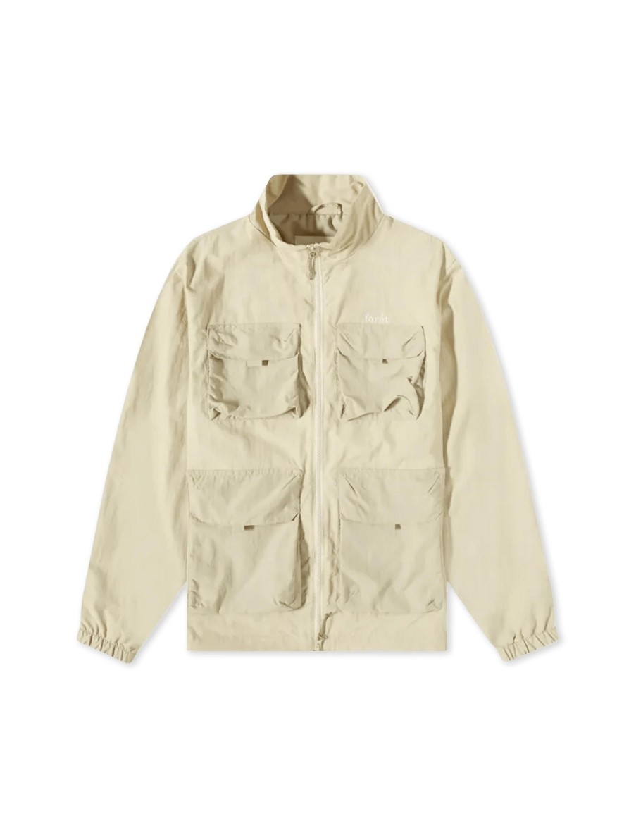 Forét Sizzle Jacket-Khaki | Sweatshirts