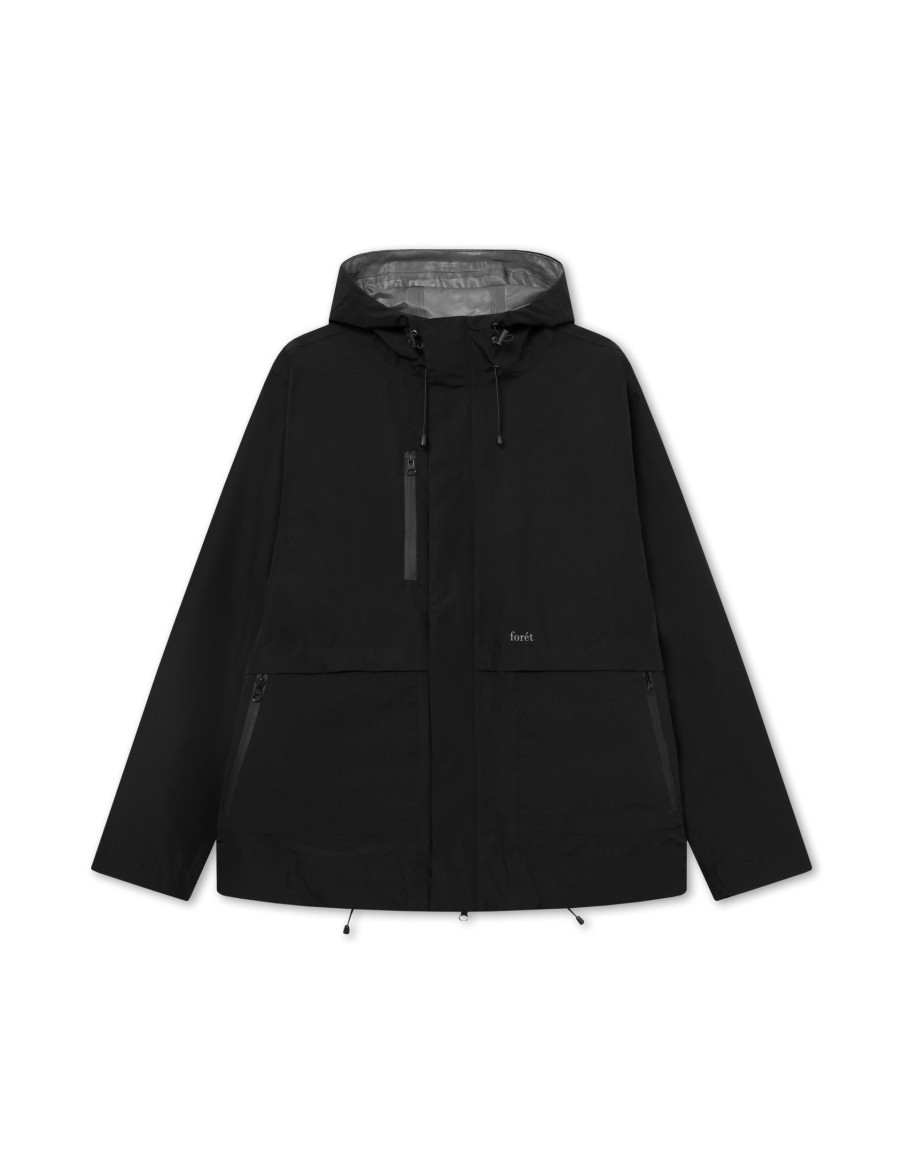 Forét Blade Shell Jacket-Black | Jackets