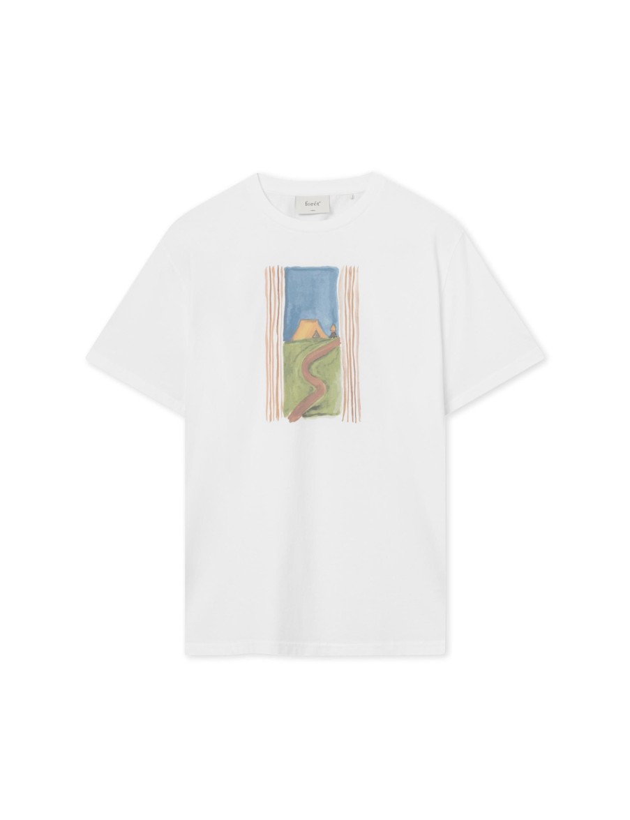 Forét Nomad T-Shirt-White | T-Shirts