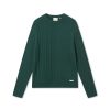 Forét Tundra Wool Cable Knit-Dark Green | Sweatshirts