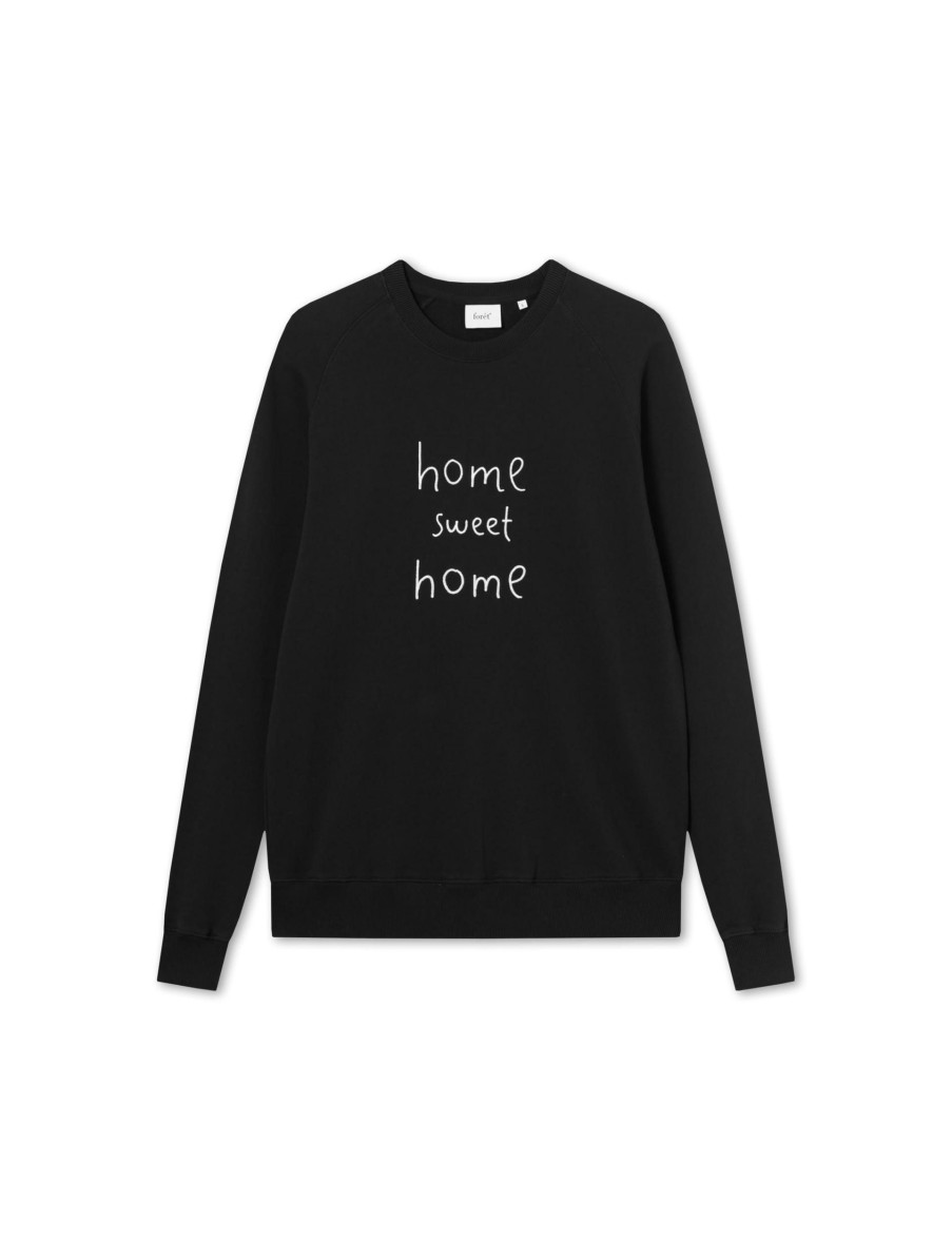 Forét Heart Sweatshirt-Black/Cloud | Sweatshirts