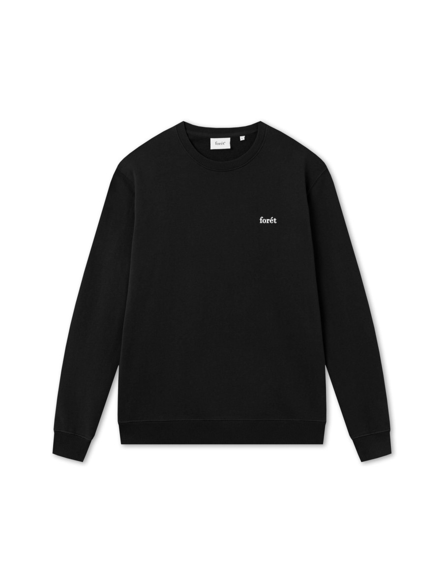 Forét Ash Sweatshirt-Black | Sweatshirts