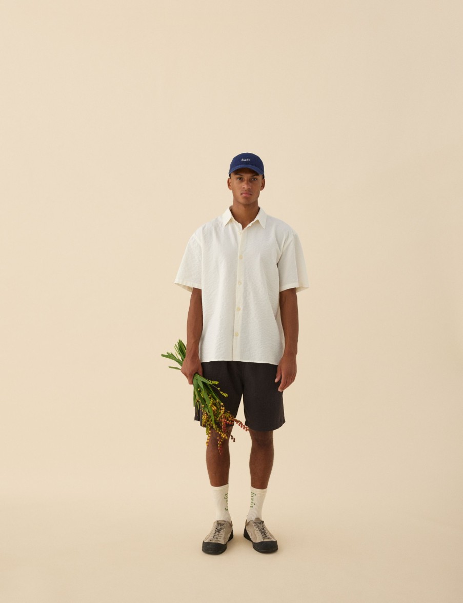 Forét Hatch Ss Shirt-Cloud | Shirts