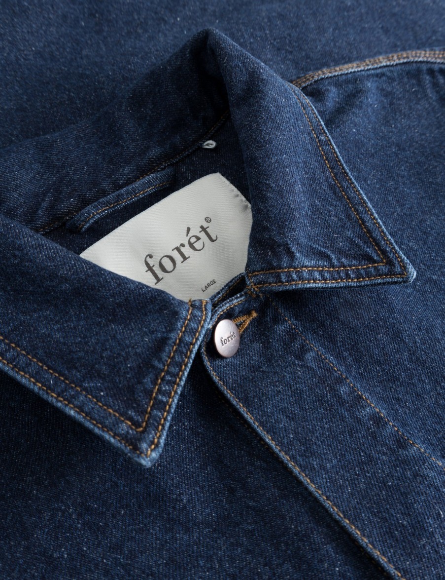 Forét Cluster Jacket-Indigo | Jackets