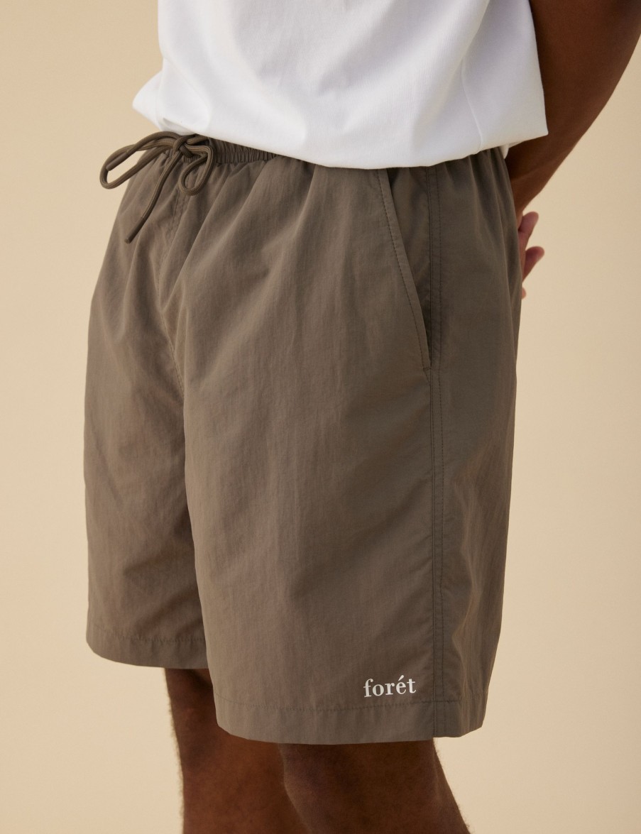 Forét Marine Swim Shorts-Taupe | Shorts