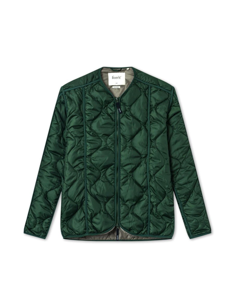 Forét Humid Reversible Liner Jacket-Dark Green | Jackets