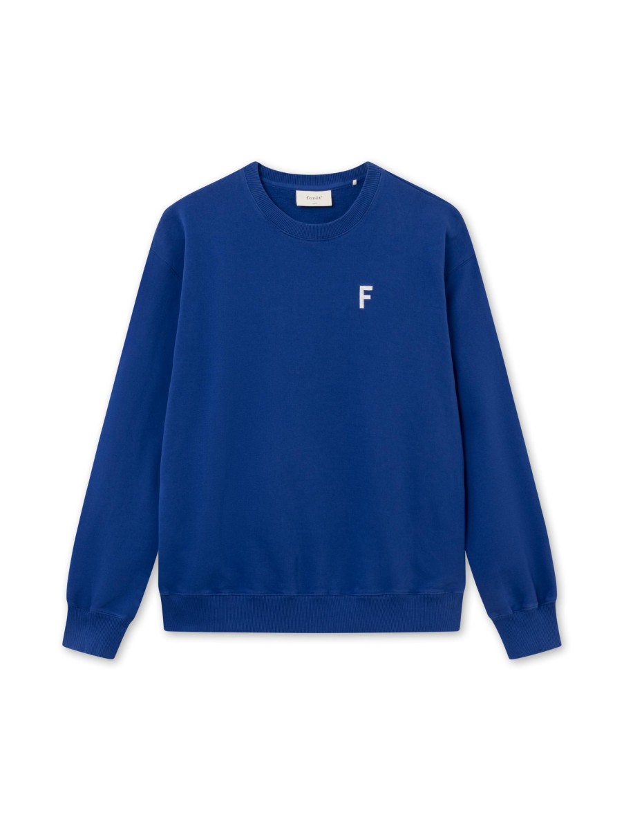 Forét Ponder Sweatshirt-Deep Blue | Sweatshirts