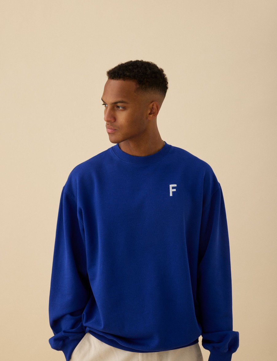 Forét Ponder Sweatshirt-Deep Blue | Sweatshirts