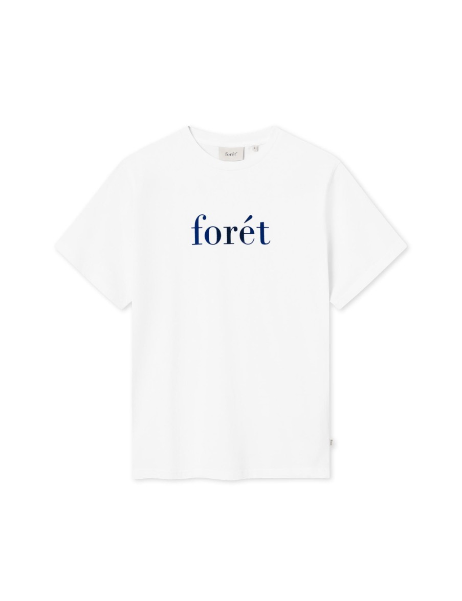 Forét Resin Multi T-Shirt-White/Blue | T-Shirts