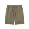 Forét Serene Linen Shorts-Dusty Olive | Shorts