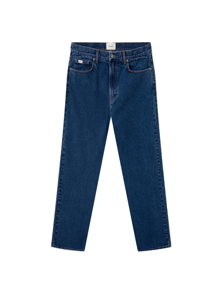 Forét Heath Jeans-Stone Wash | Pants