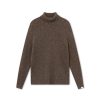 Forét Marsh Puzzle Turtleneck-Brown | Sweatshirts