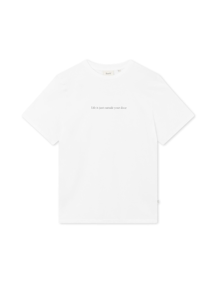 Forét Journey T-Shirt-White | T-Shirts