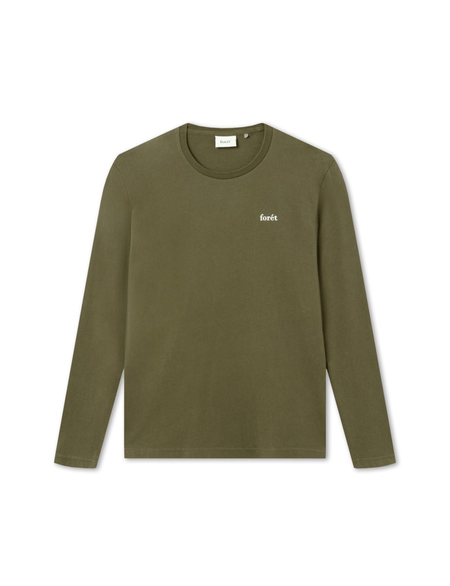 Forét Wind Longsleeve-Army | T-Shirts