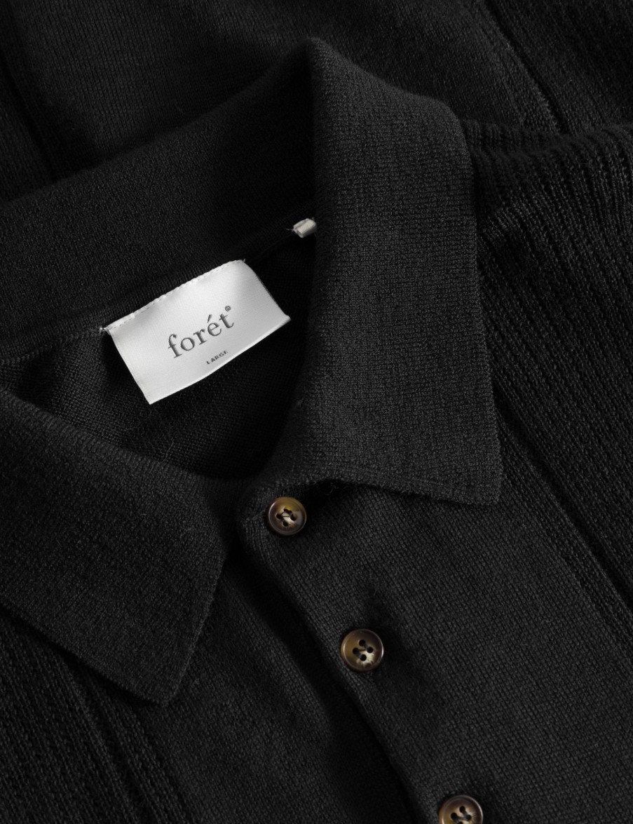 Forét Astern Longsleeve Knit-Black | Knitwear