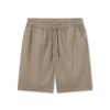 Forét Serene Linen Shorts-Taupe | Shorts