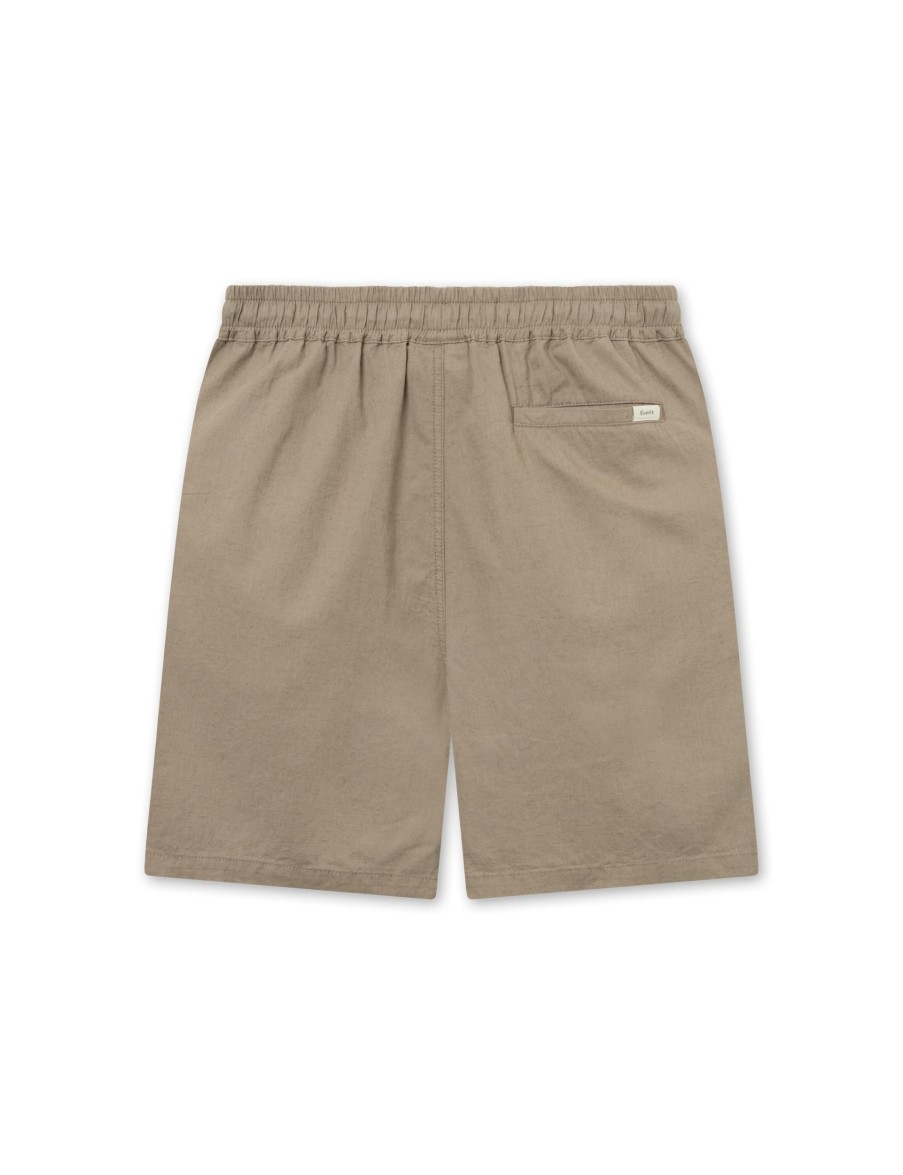 Forét Serene Linen Shorts-Taupe | Shorts