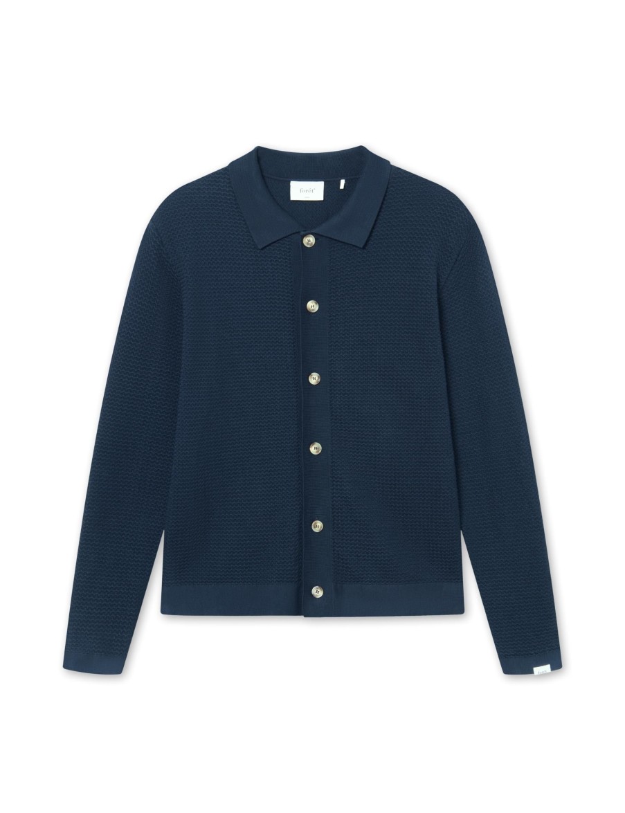 Forét Boat Knit-Navy | Sweatshirts