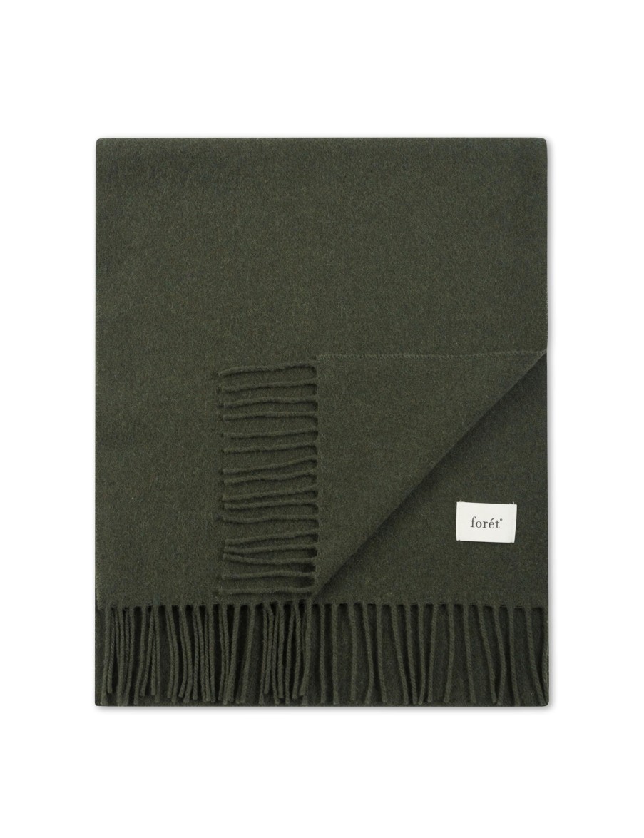 Forét Melt Scarf-Army | Knitwear