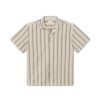 Forét Otter Seerssucker Ss Shirt-Grey Stripe | Shirts