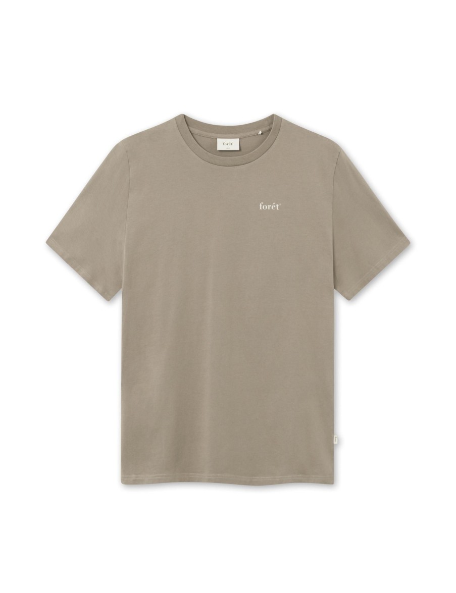 Forét Still T-Shirt-Taupe | T-Shirts