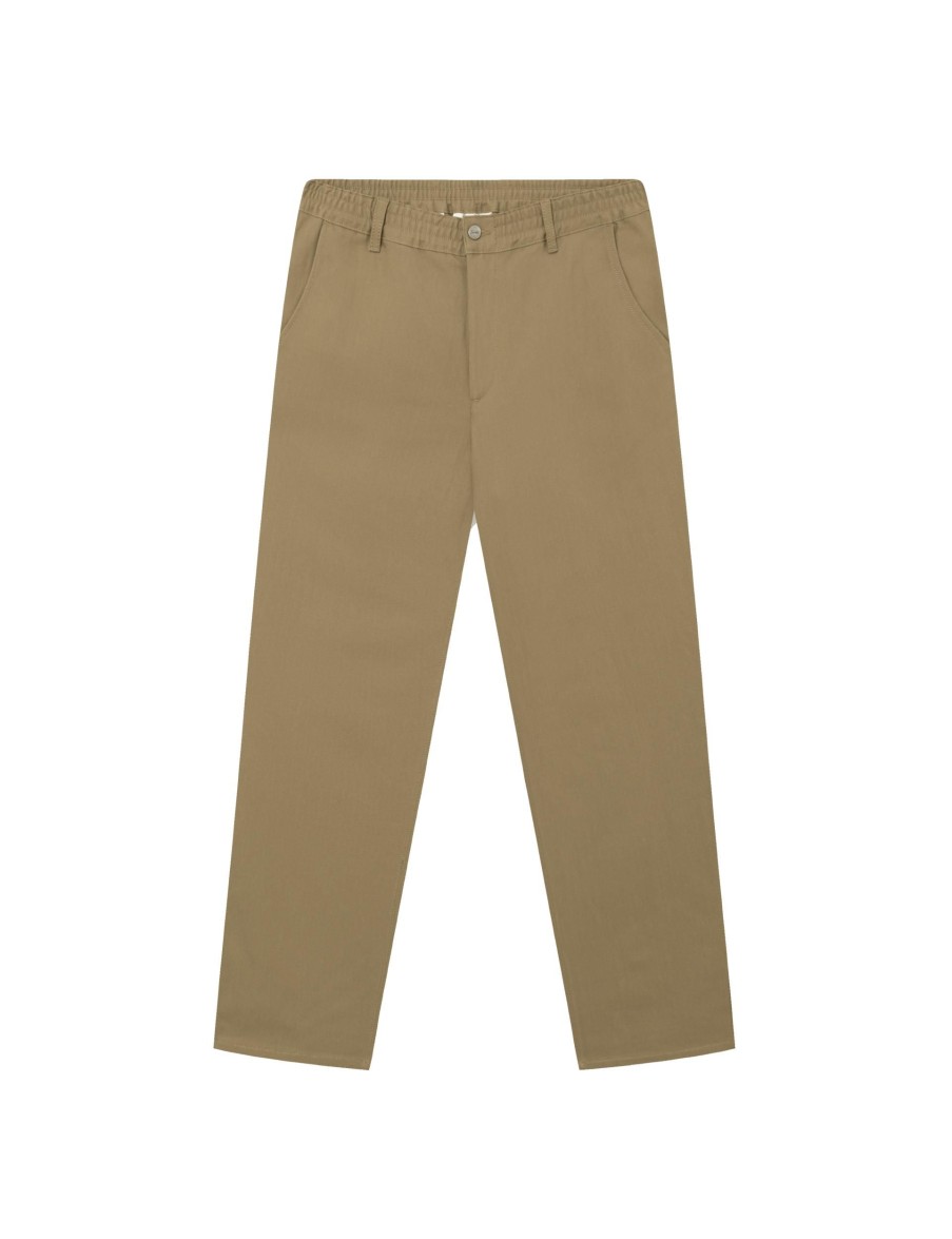 Forét Clay Herringbone Pants-Khaki | Pants